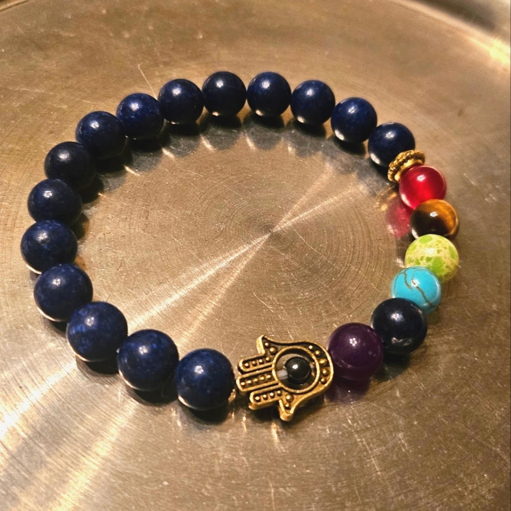 Gemstone Beaded Chakra Bracelet